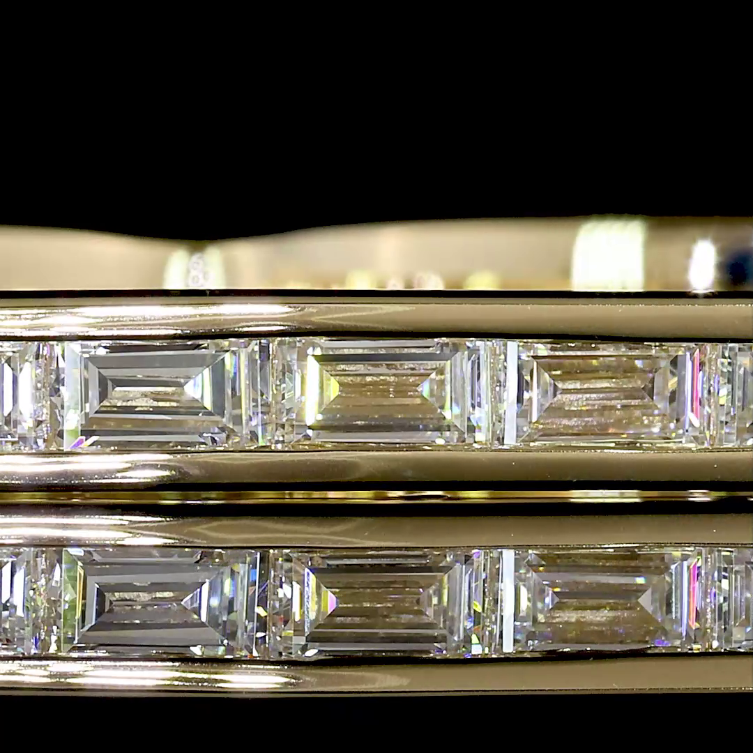 East West Baguette Lab Grown Diamond Channel Special Band (3/4ctw)