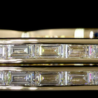 East West Baguette Lab Grown Diamond Channel Special Band (3/4ctw)