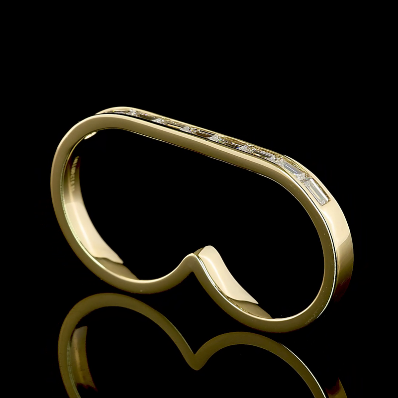 East West Baguette Diamond Channel Special Band (3/4ctw)