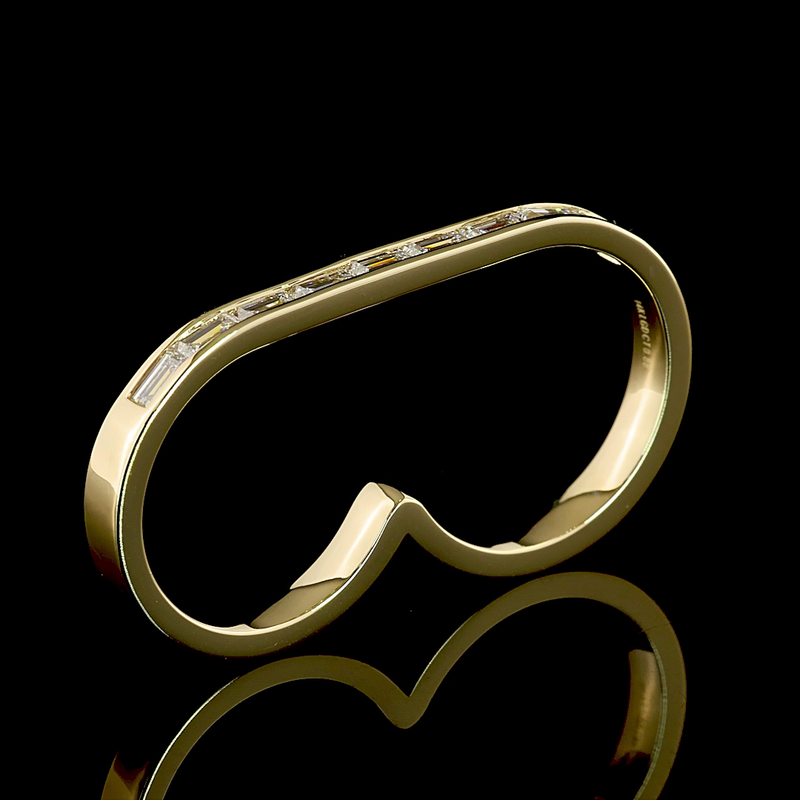 East West Baguette Diamond Channel Special Band (3/4ctw)