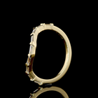 East West Baguette Lab Grown Diamond Bezel Half Eternity Band (1/4ctw)