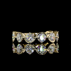 Round Lab Grown Diamond Half Bezel Half Eternity Band (2-1/4ctw)