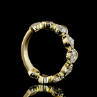 Round Lab Grown Diamond Half Bezel Half Eternity Band (2-1/4ctw)