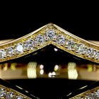 Round Lab Grown Diamond Half Eternity Band (1/6ctw)