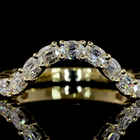 East West Cushion Lab Grown Diamond 3/4 Band (9/10ctw)
