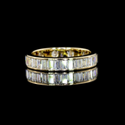 Baguette Lab Grown Diamond Channel Eternity Band (2ctw)