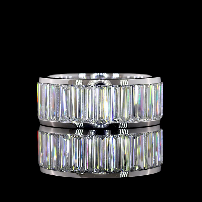 Baguette Diamond Channel Eternity Band (7ctw)