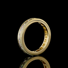 East West Emerald Lab Grown Diamond Channel Eternity Band (2ctw)