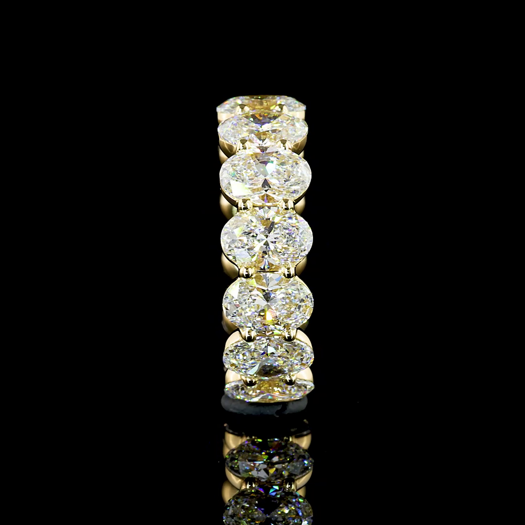 5ctw Oval Prong Diamond Eternity Band