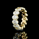 5ctw Oval Prong Diamond Eternity Band