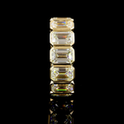 8ctw Emerald Bezel Diamond Eternity Band