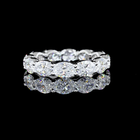 4ctw Oval East West Prong Diamond Eternity Band