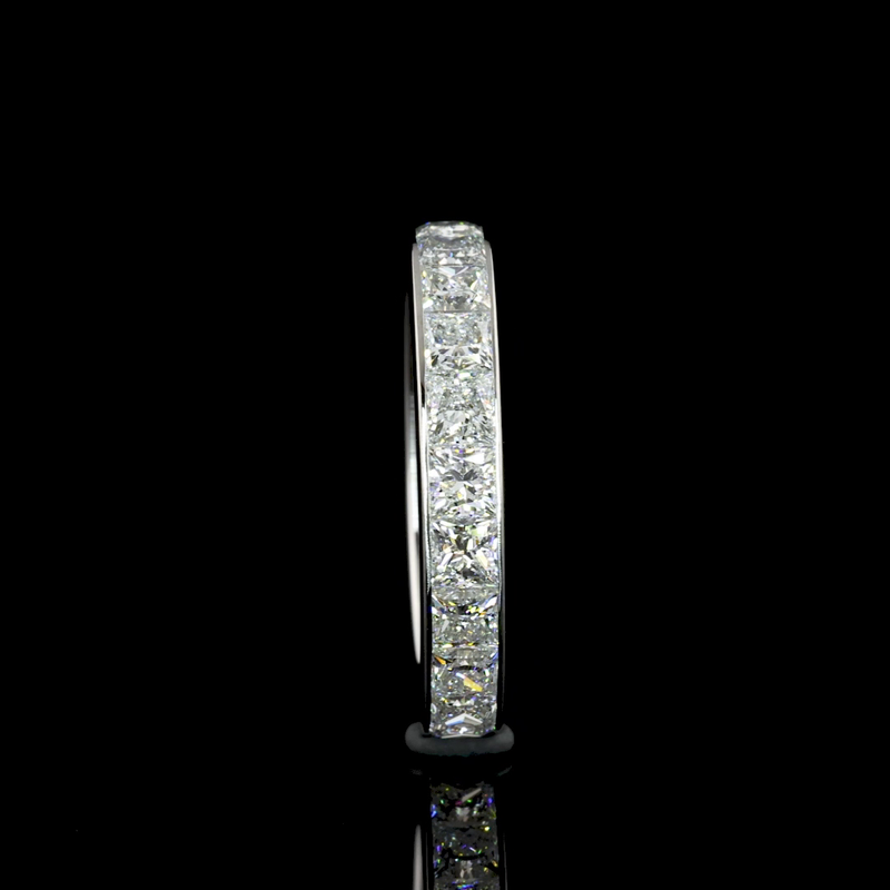 3ctw Princess Channel Diamond Eternity Band