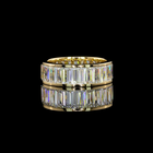 4ctw Baguette Channel Diamond Eternity Band