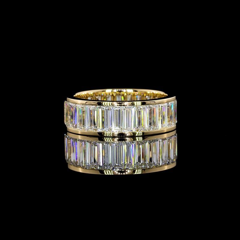 4ctw Baguette Channel Diamond Eternity Band