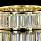 4ctw Baguette Channel Diamond Eternity Band