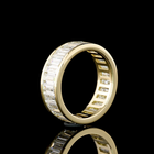 4ctw Baguette Channel Diamond Eternity Band