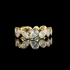 3ctw Mixed Shape Inclined Bezel Diamond Eternity Band