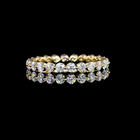 1ctw Prong Round Eternity Band