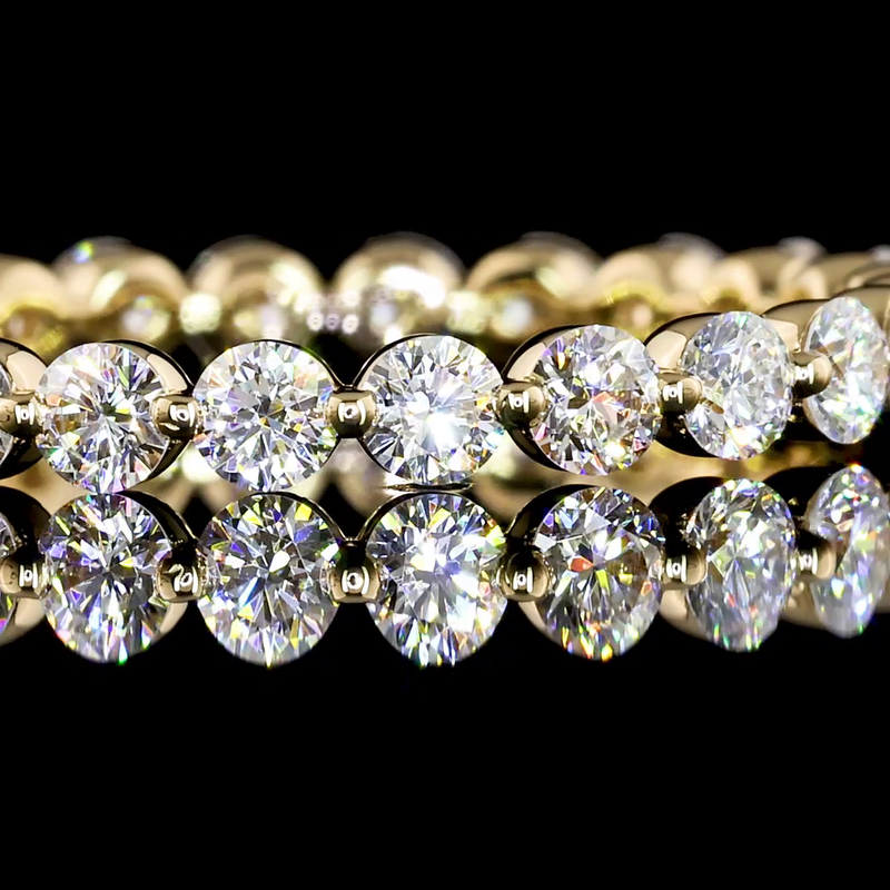 1ctw Prong Round Eternity Band