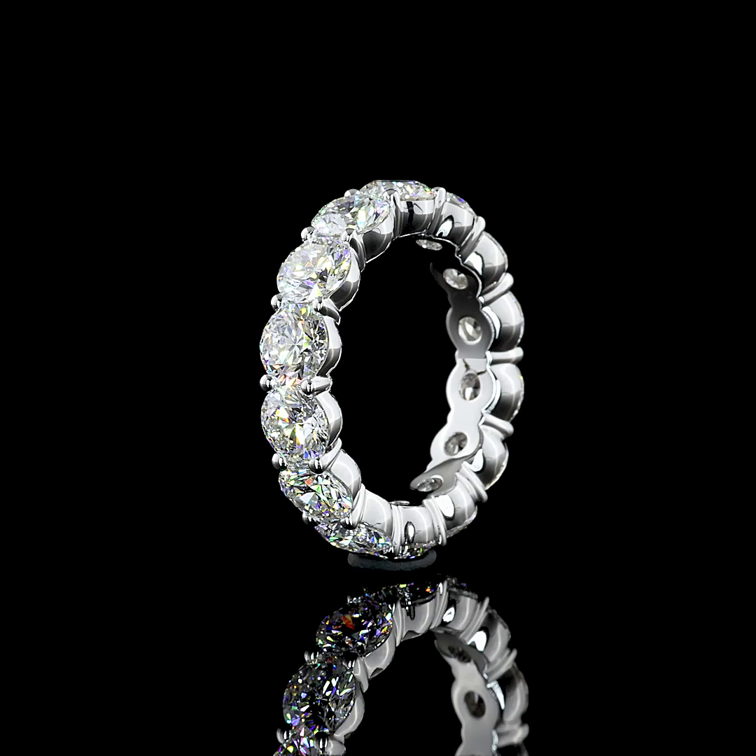 6ctw Round Prong Diamond Eternity Band