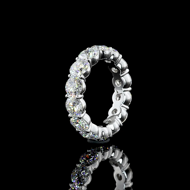 6ctw Round Prong Diamond Eternity Band