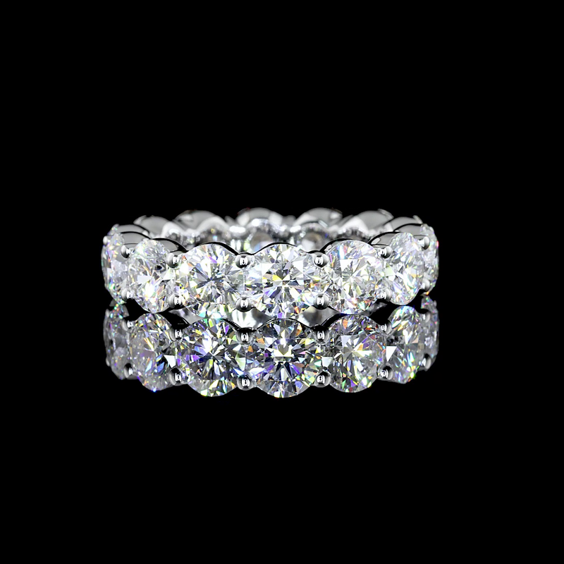 6ctw Round Prong Diamond Eternity Band