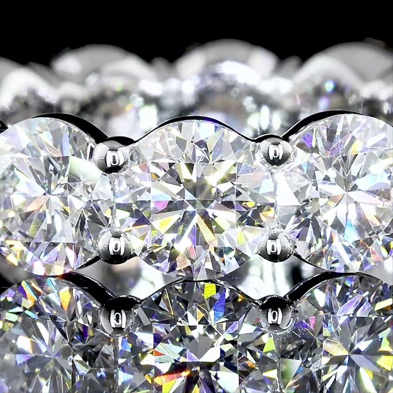 6ctw Round Prong Diamond Eternity Band