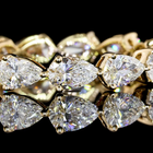 2ctw Prong East West Pear Eternity Band
