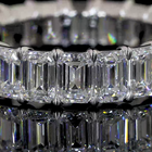 8ctw Emerald Prong Diamond Eternity Band