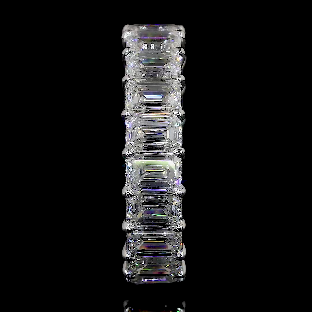 8ctw Emerald Prong Diamond Eternity Band
