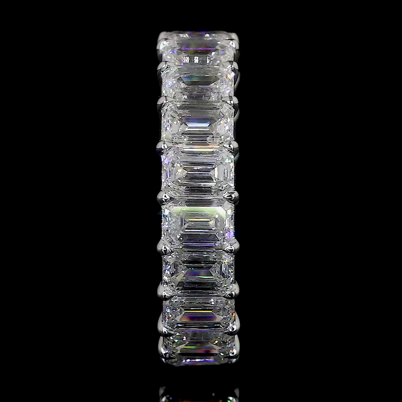 8ctw Emerald Prong Diamond Eternity Band