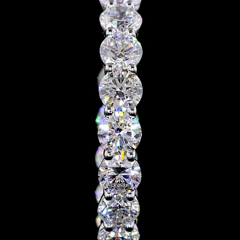 5ctw Prong Round Hoop Earrings