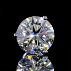 5ctw Prong Round Martini Stud Earrings