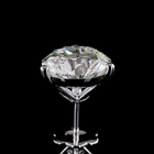 8ctw Prong Round Martini Stud Earrings