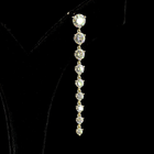 4-1/2ctw Prong Round Drop Earrings