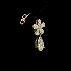 1-3/4ctw Prong Pear Drop Earrings