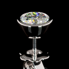 2ctw Bezel Round Stud Earrings