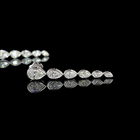 2-3/4ctw Bezel Pear Drop Earrings