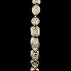 2ctw Bezel Marquise & Round C Hoop Earrings