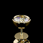 1-1/2ctw Bezel Round Stud Earrings