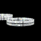 12ctw Prong Emerald Hoop Earrings