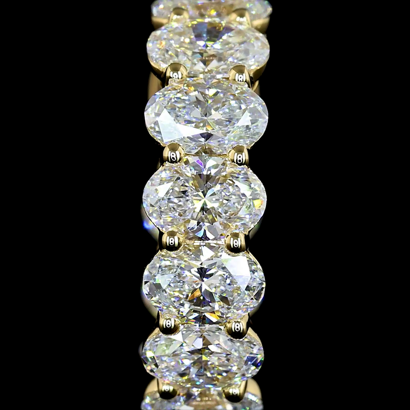 2ctw Prong East West Oval Huggie Earrings