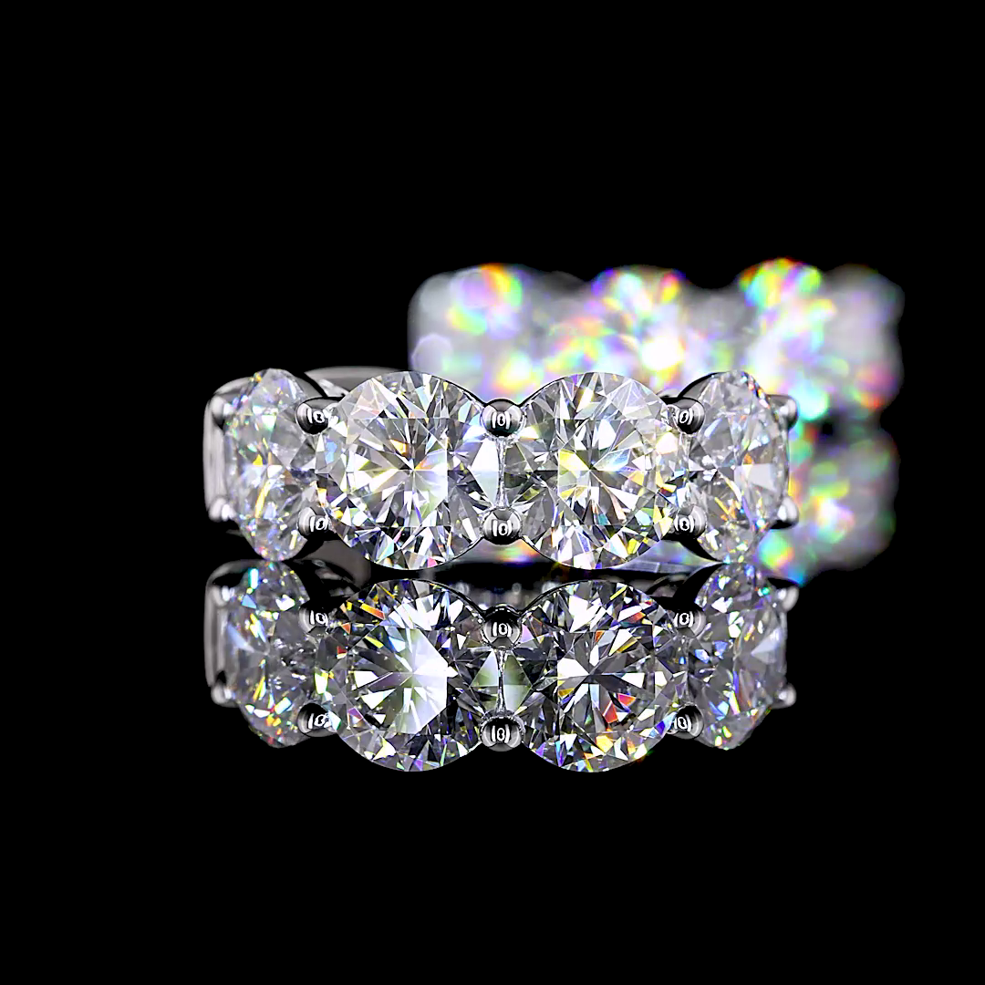 11ctw Prong Round Huggie Earrings