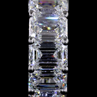 3-1/4ctw Prong East West Emerald Huggie Earrings