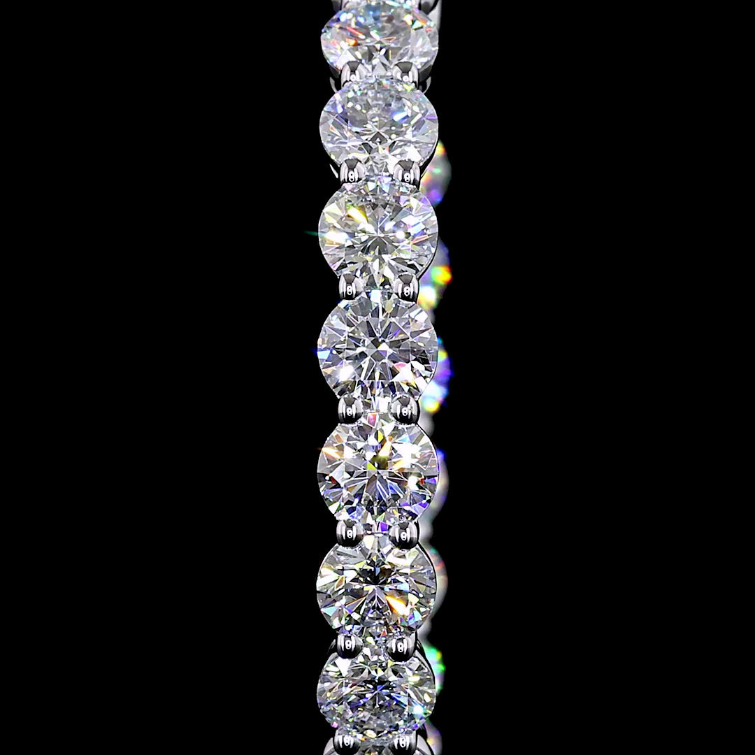 6ctw Prong Round Hoop Earrings