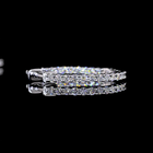 1ctw Prong Round Hoop Earrings