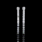 5ctw Prong Emerald Hoop Earrings