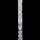 7ctw Prong Emerald Hoop Earrings