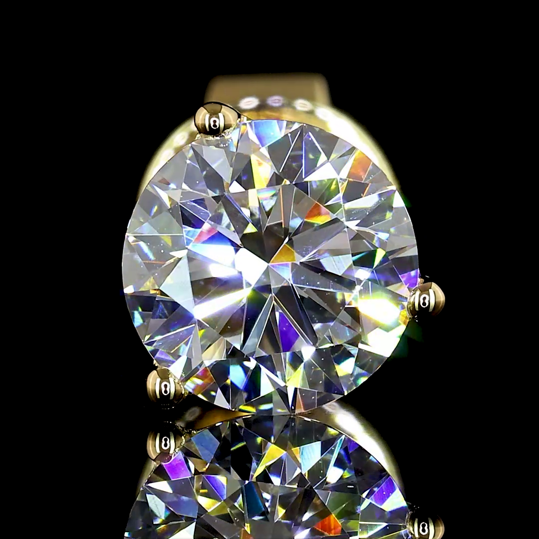 1ctw Prong Round Martini Stud Earrings